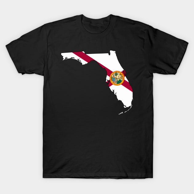 Florida Flag T-Shirt by Wickedcartoons